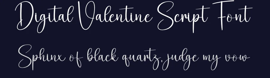 Digital Valentine Script Font by andikastudio — Script Handwritten Font — thumbnail 2