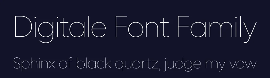 Digitale Font Family by Diana Ovezea — Sans Serif Font — thumbnail 2