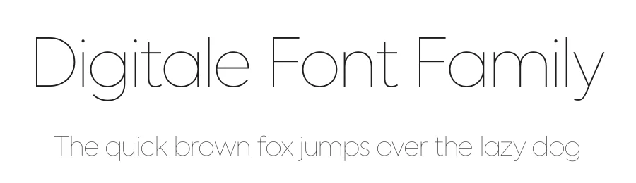 Digitale Font Family by Diana Ovezea — Sans Serif Font