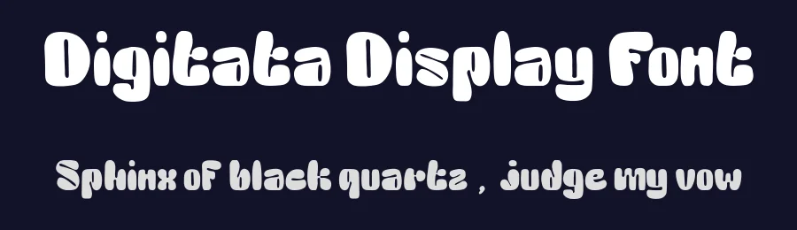 Digitata Display Font by jetsmax — Display Font — thumbnail 2