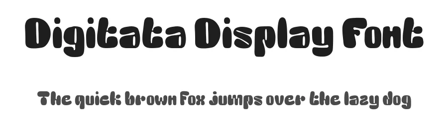 Digitata Display Font by jetsmax — Display Font