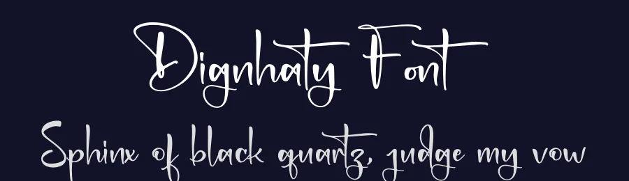 Dignhaty Font by letterfabric — Script Handwritten Font — thumbnail 2