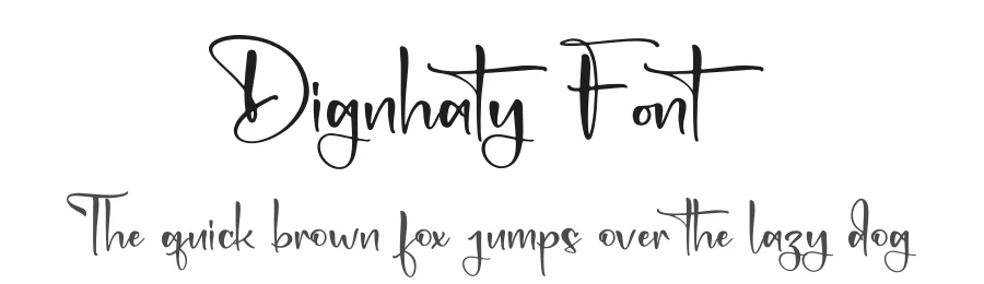 Dignhaty Font by letterfabric — Script Handwritten Font
