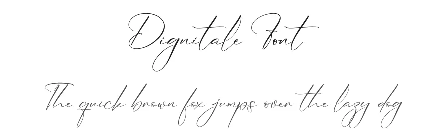 Dignitale Font by letterfabric — Script Handwritten Font