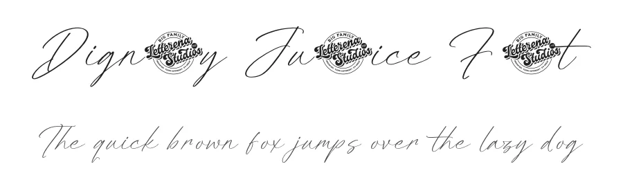 Dignity Justice Font by letterenastudios — Script Handwritten Font