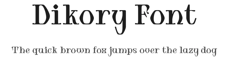 Dikory Font by madeDeduk — Display Font