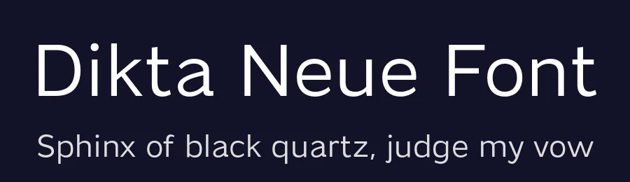Dikta Neue Font by 99designs — Sans Serif Font — thumbnail 2