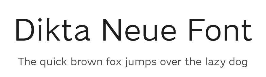 Dikta Neue Font by 99designs — Sans Serif Font