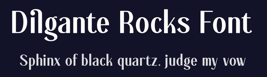 Dilgante Rocks Font by Storytype — Sans Serif Font — thumbnail 2