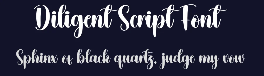 Diligent Script Font by creativeletter — Script Handwritten Font — thumbnail 2