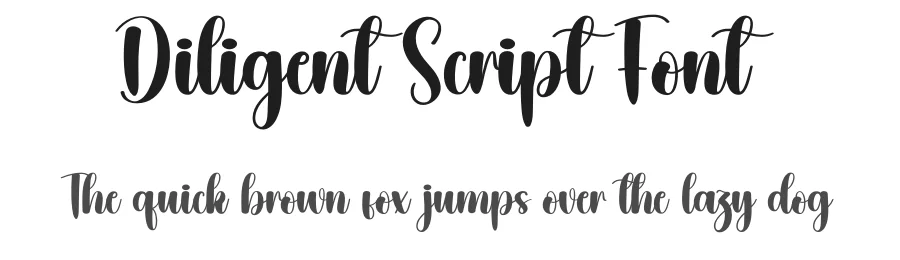 Diligent Script Font by creativeletter — Script Handwritten Font