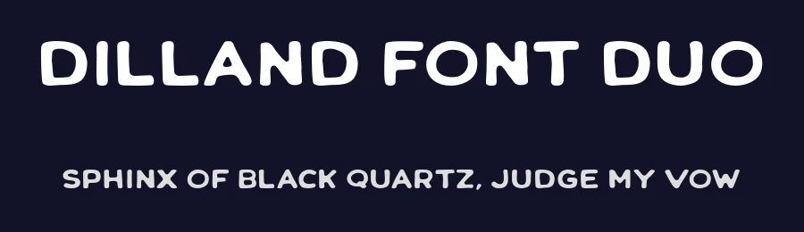 Dilland Font Duo by bodig — Sans Serif Font — thumbnail 2
