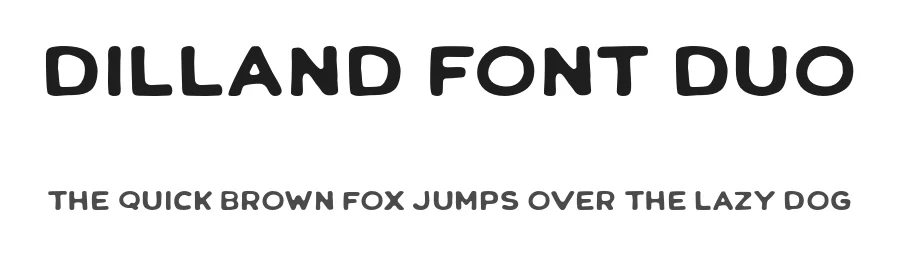 Dilland Font Duo by bodig — Sans Serif Font