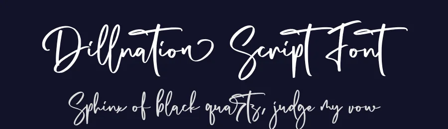 Dillnation Script Font by Vultype Co. — Script Handwritten Font — thumbnail 2