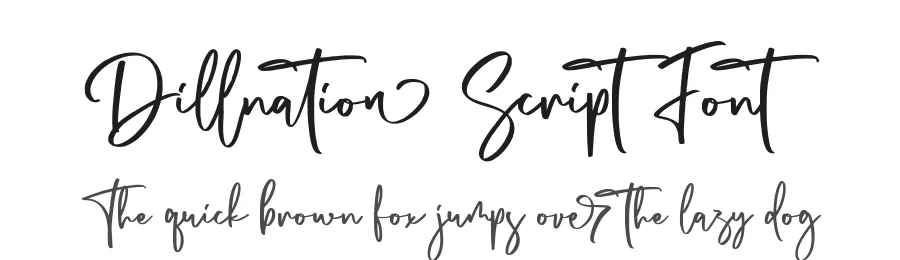 Dillnation Script Font by Vultype Co. — Script Handwritten Font