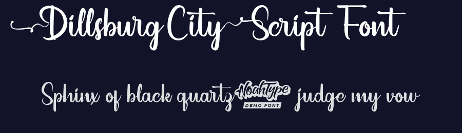 Dillsburg City Script Font by noahtype — Script Handwritten Font — thumbnail 2