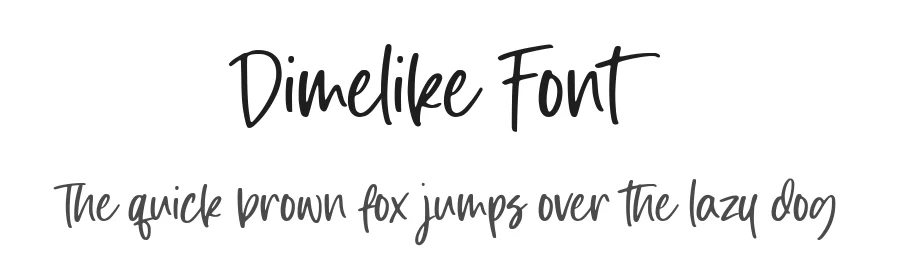 Dimelike Font by balpirick — Display Font