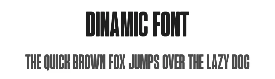 Dinamic Font by Almairatype — Decorative Font