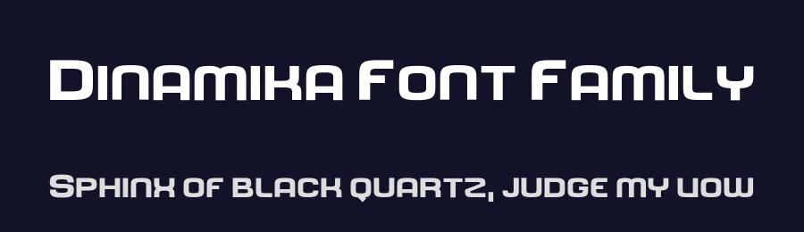 Dinamika Font Family by John Misael Villanueva — Decorative Font — thumbnail 2