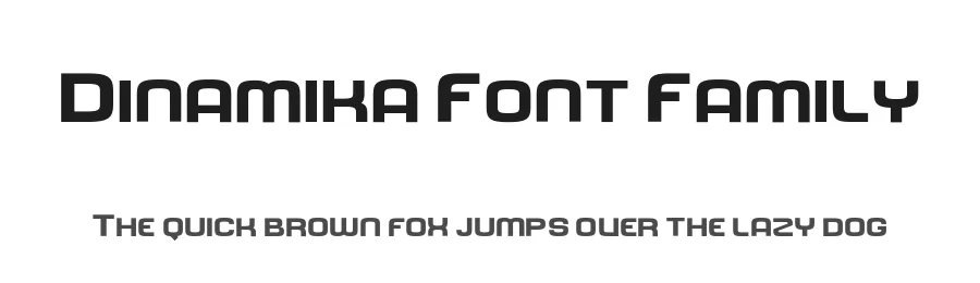 Dinamika Font Family by John Misael Villanueva — Decorative Font