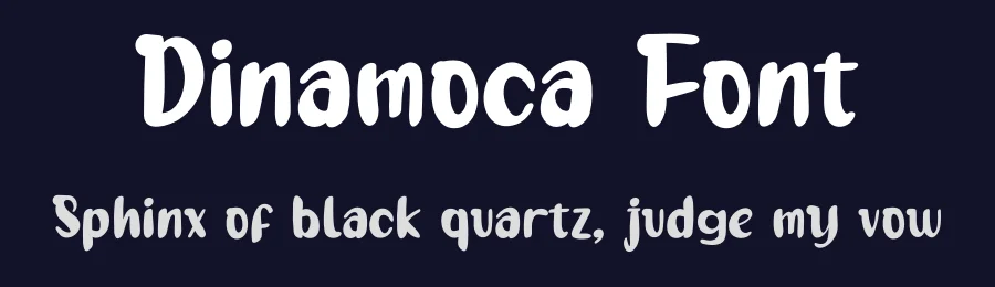 Dinamoca Font by albert_kalingga — Decorative Font — thumbnail 2