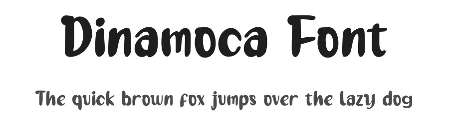 Dinamoca Font by albert_kalingga — Decorative Font