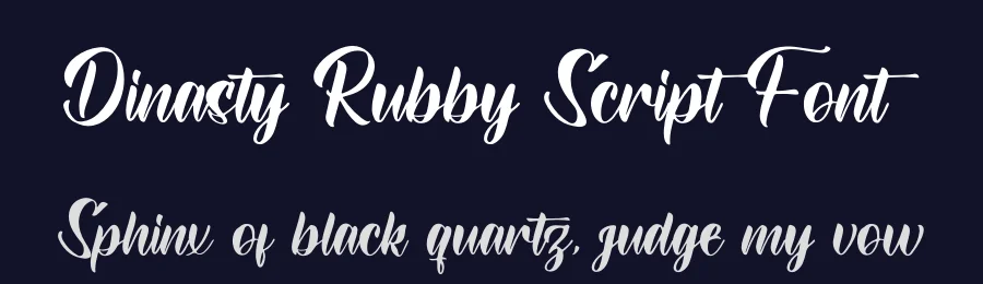 Dinasty Rubby Script Font by letterfabric — Script Handwritten Font — thumbnail 2