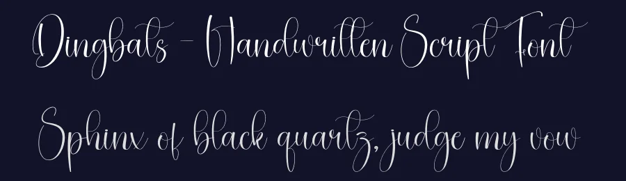 Dingbats – Handwritten Script Font by creativeletter — Script Handwritten Font — thumbnail 2