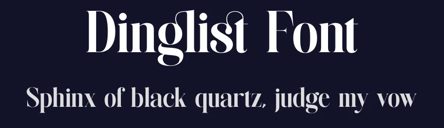 Dinglist Font by TypeLogue — Serif Font — thumbnail 2