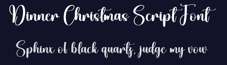Dinner Christmas Script Font by andikastudio — Script Handwritten Font — thumbnail 2