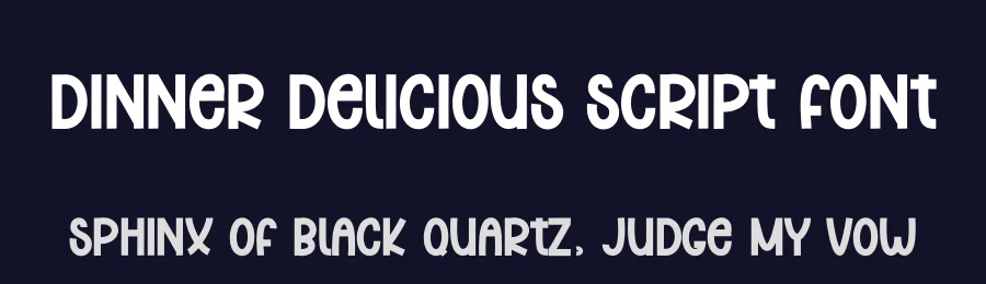 Dinner Delicious Script Font by andikastudio — Display Font — thumbnail 2