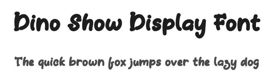 Dino Show Display Font by Yoga Letter — Display Font