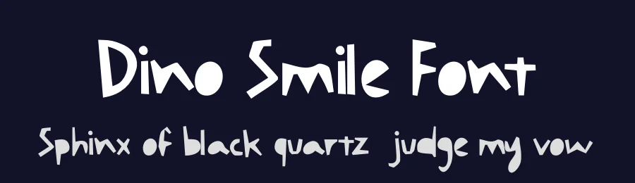 Dino Smile Font by ReyreyBlue — Display Font — thumbnail 2