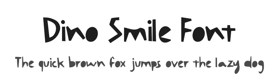 Dino Smile Font by ReyreyBlue — Display Font