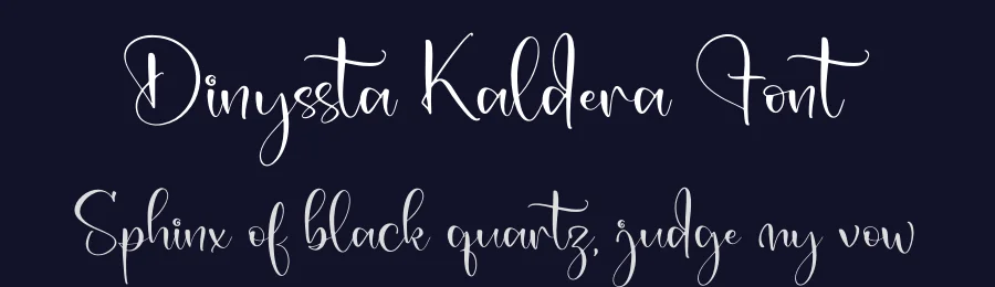 Dinyssta Kaldera Font by letterfabric — Script Handwritten Font — thumbnail 2