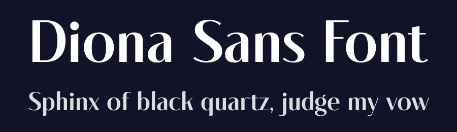Diona Sans Font by iqbal habibi — Sans Serif Font — thumbnail 2