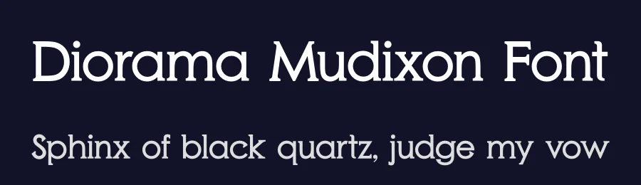 Diorama Mudixon Font by UICreative — Serif Font — thumbnail 2