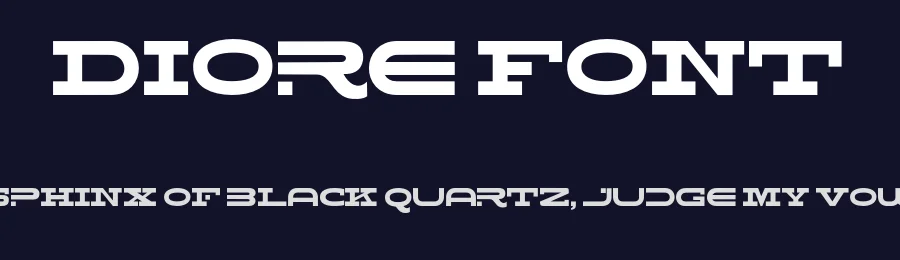 Diore Font by HRDR — Display Font — thumbnail 2