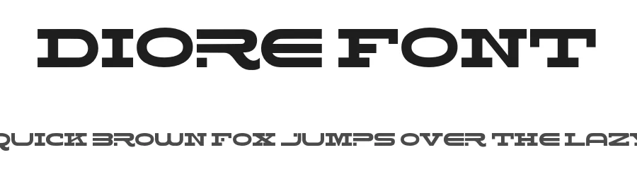 Diore Font by HRDR β Display Font