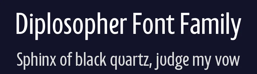 Diplosopher Font Family by CSTM Fonts — Display Font — thumbnail 2