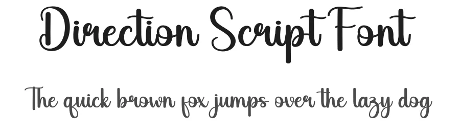 Direction Script Font by andikastudio — Script Handwritten Font