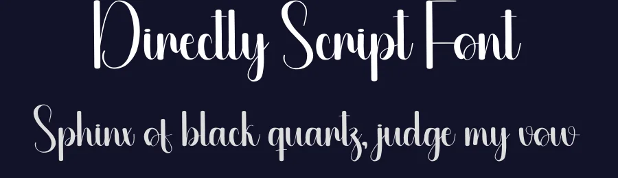 Directly Script Font by creativeletter — Script Handwritten Font — thumbnail 2