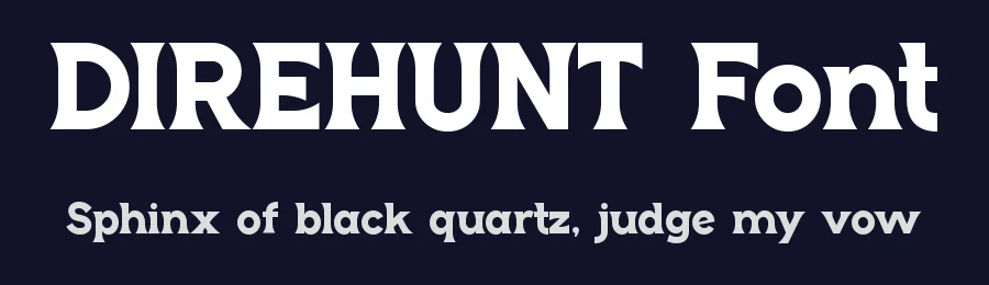 DIREHUNT Font by Rautan Studio — Decorative Font — thumbnail 2