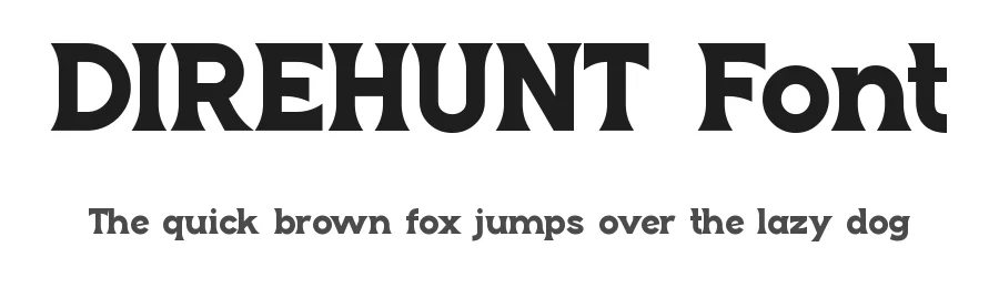 DIREHUNT Font by Rautan Studio β Decorative Font