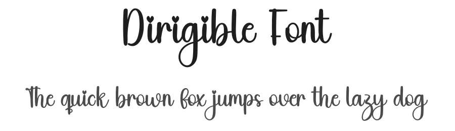 Dirigible Font by inermediaSTUDIO — Script Handwritten Font