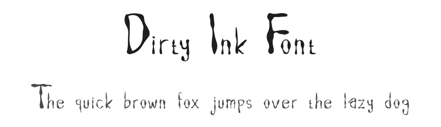 Dirty Ink Font by imamfathoni0 — Decorative Font
