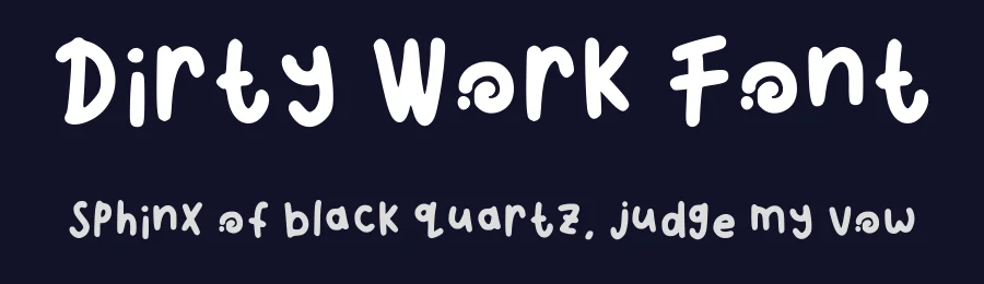 Dirty Work Font by theadorableink — Script Handwritten Font — thumbnail 2