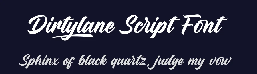 Dirtylane Script Font by Riyadh Rahman — Script Handwritten Font — thumbnail 2
