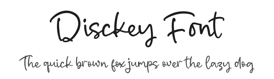 Disckey Font by glorytype — Script Handwritten Font