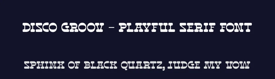 Disco Groov – Playful Serif Font by timelesstype.co — Display Font — thumbnail 2